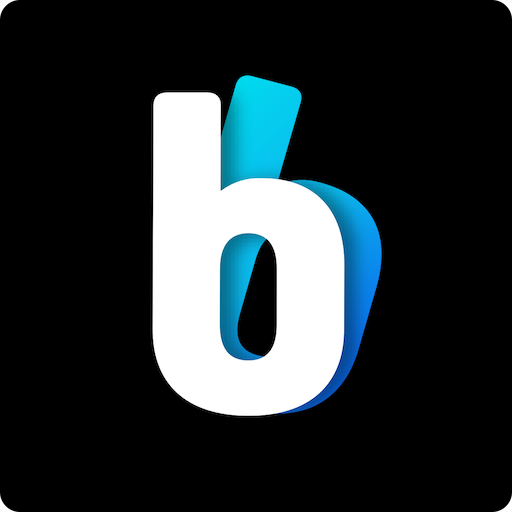 Il logo dell'applicazione buddy unicredit: una B con sfondo nero